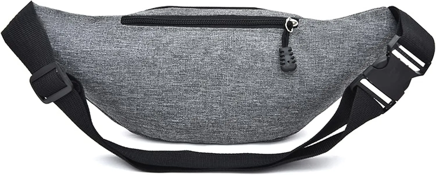 Fashion Waist Packs Men's Waist Bag Wallet Leisure Mobile Phone Waist Bag Oxford Travel Mobile Phone Bag Waist Bag(Purple)