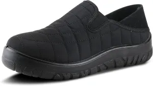 Flexus Spring Step Mella Slip on Shoes for Women - Waterproof Nylon Loafer with Snow Grip Clip - Comfortable Ladies Shoes for Outdoor