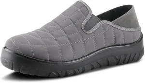 Flexus Spring Step Mella Slip on Shoes for Women - Waterproof Nylon Loafer with Snow Grip Clip - Comfortable Ladies Shoes for Outdoor