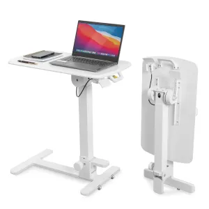 Foldable Rolling Overbed Table