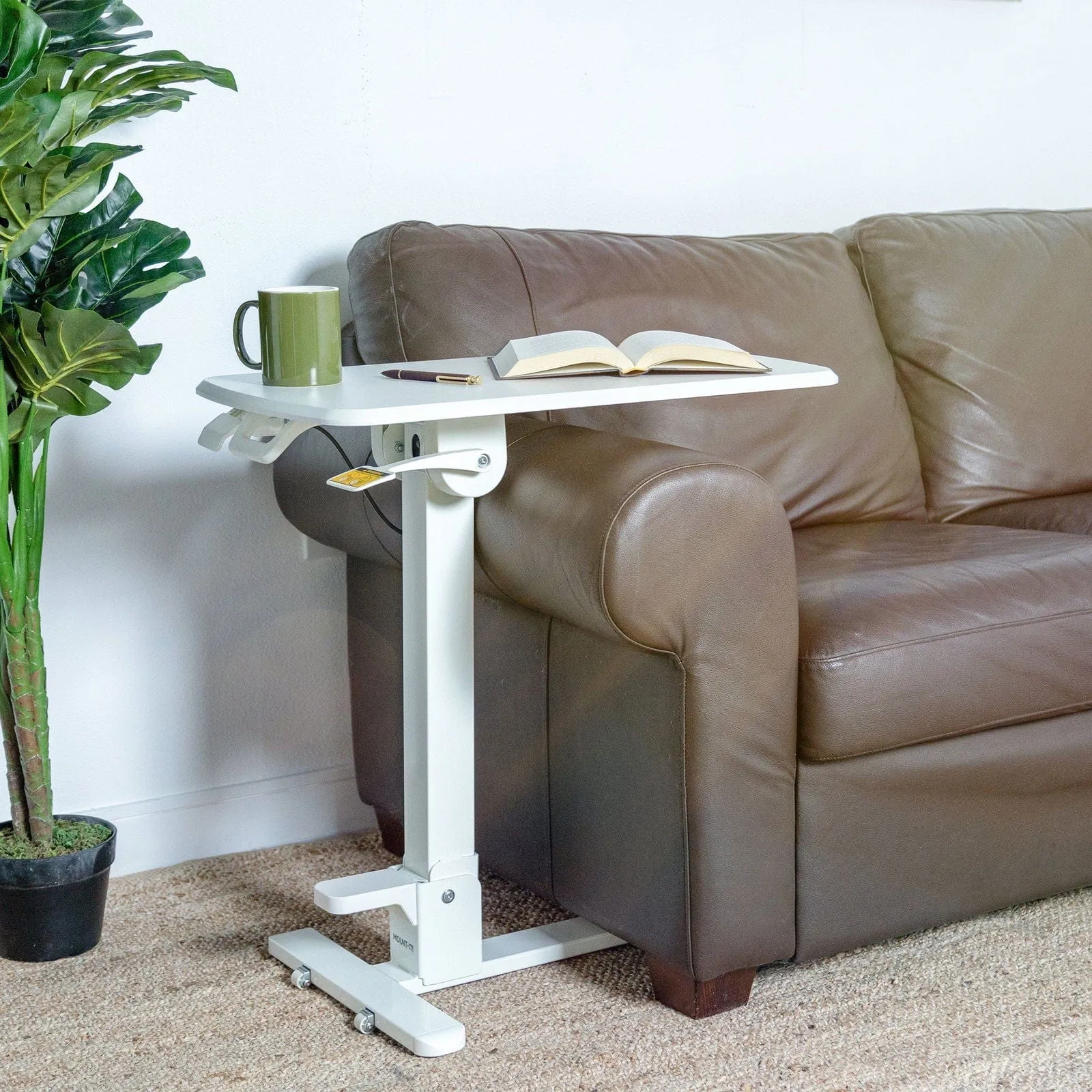 Foldable Rolling Overbed Table