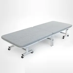 Folding Bed, Portable Camping Cot, Heavy-Duty Portable Cot Bed with Mattress, Folding Cot for Outdoor Camping/Office, Home, Easy Storage, Nap No Assembly Required(70cm)