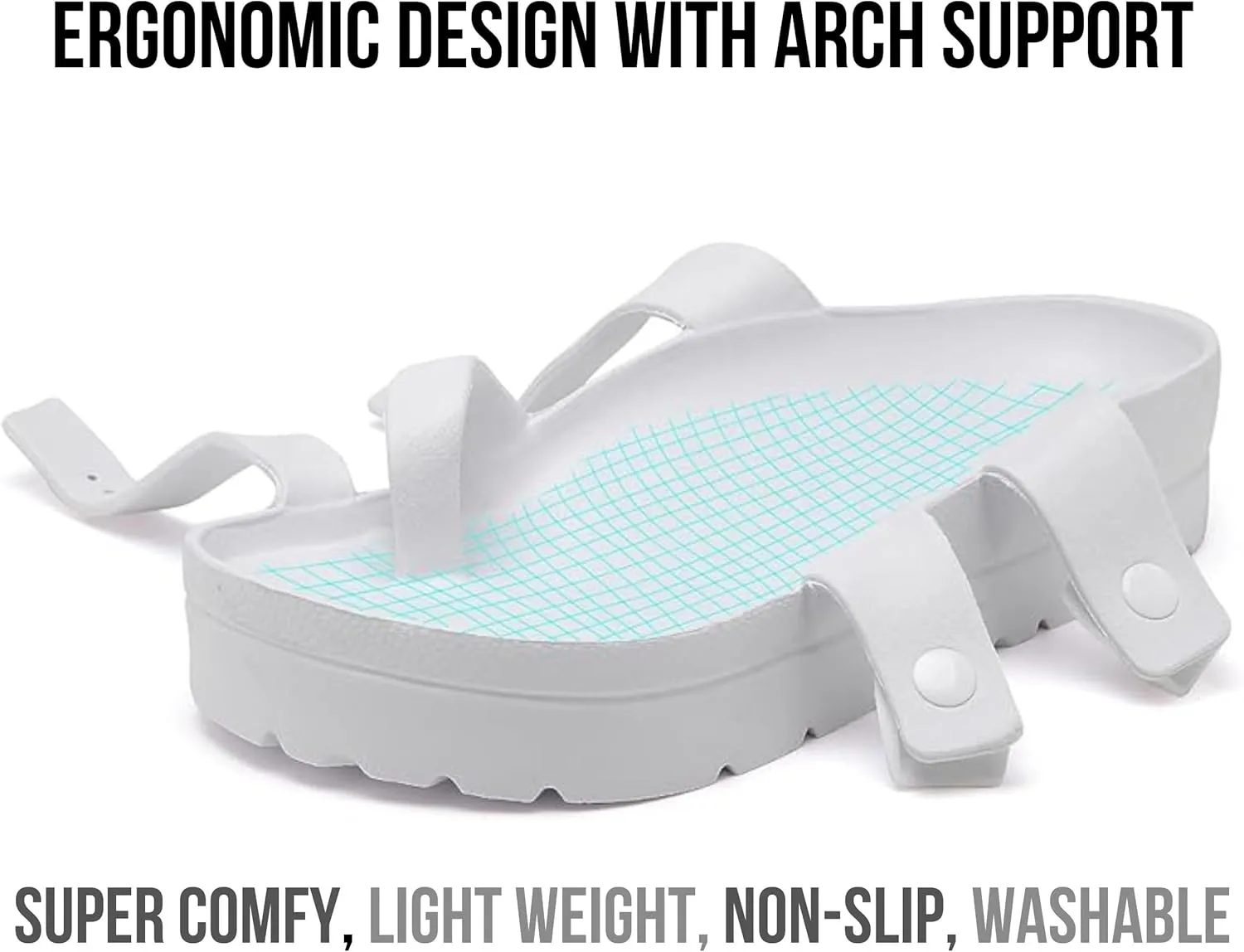 Genuine Pillow Slippers for Women and Men | House Slides Shower Sandals | Extremely Comfy | Cushioned Thick Sole | Cloud Slides | Lightweight Non-Slip Easy to Clean