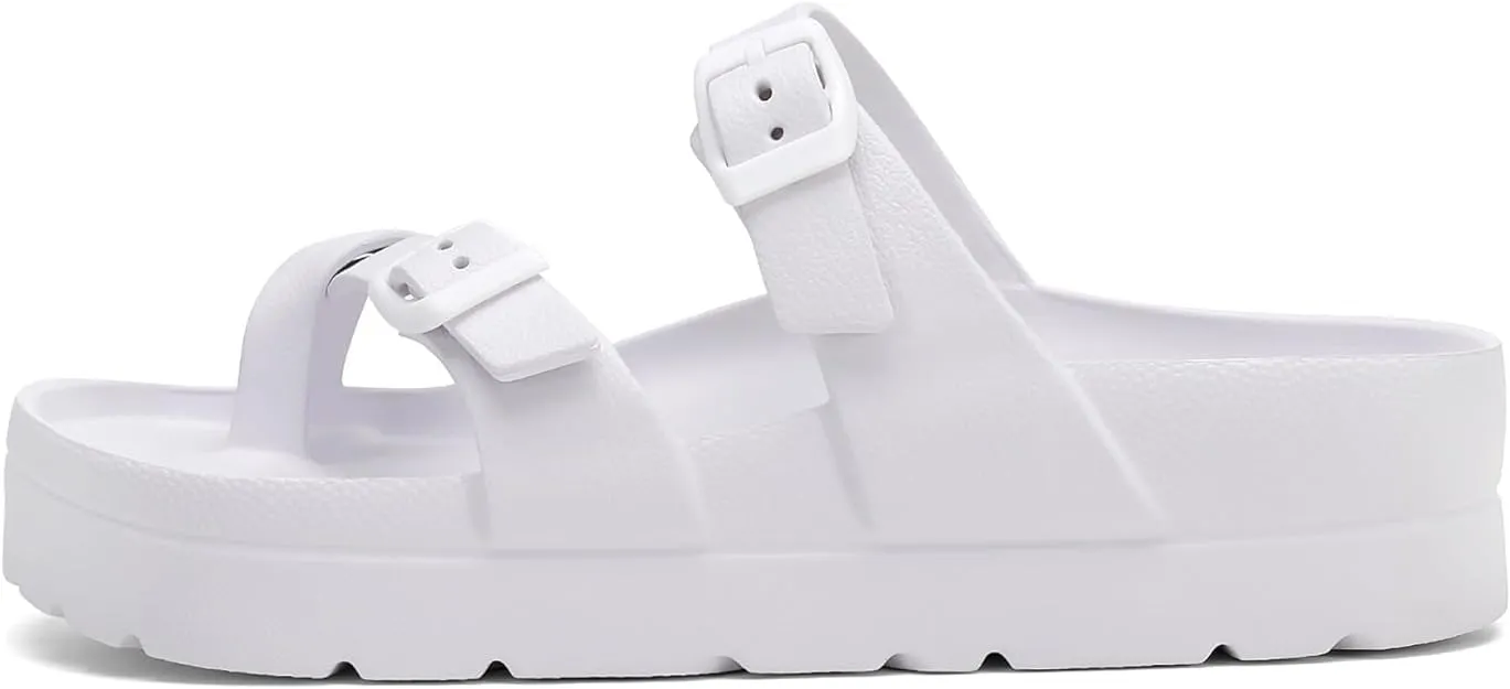Genuine Pillow Slippers for Women and Men | House Slides Shower Sandals | Extremely Comfy | Cushioned Thick Sole | Cloud Slides | Lightweight Non-Slip Easy to Clean