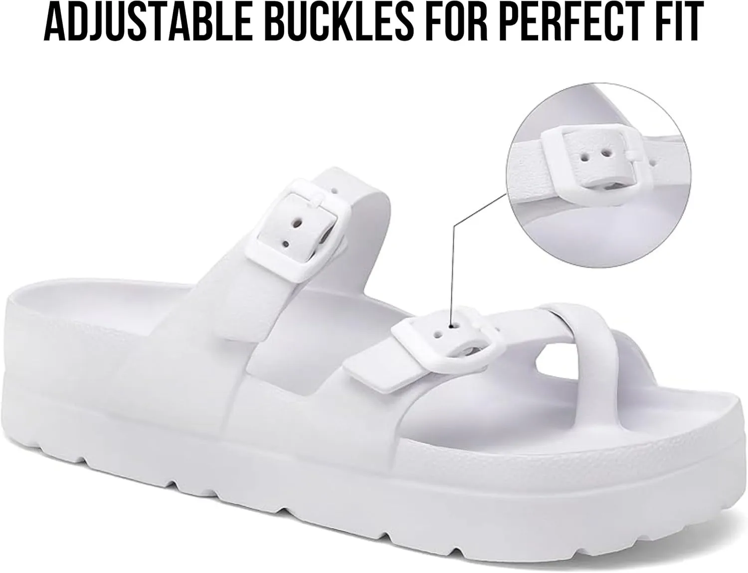 Genuine Pillow Slippers for Women and Men | House Slides Shower Sandals | Extremely Comfy | Cushioned Thick Sole | Cloud Slides | Lightweight Non-Slip Easy to Clean