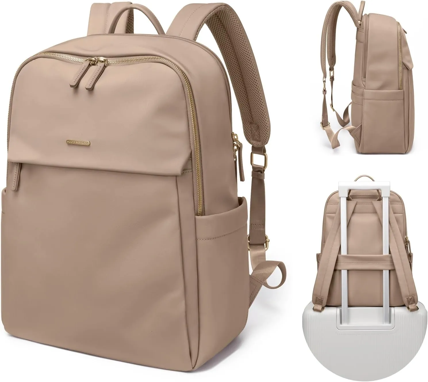 GOLF SUPAGS Women Laptop Backpack with Separate Laptop Compartment Fits 14 Inch Notebook Casual Daypack for Work Travel College Backpack Book Bags