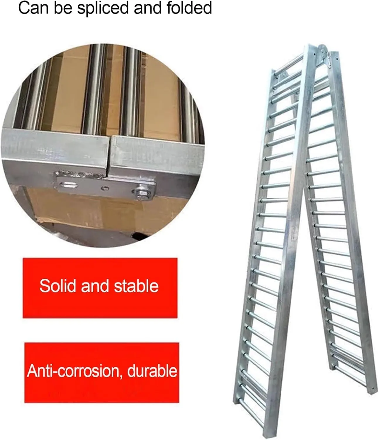 Gravity Conveyor Truck Trailer Gravity Conveyor, Industrial Light-Duty Gravity Conveyor Foldable Extra for Commercial Truck Trailer and Warehouses(Silver-(w) 30cm,150cm)