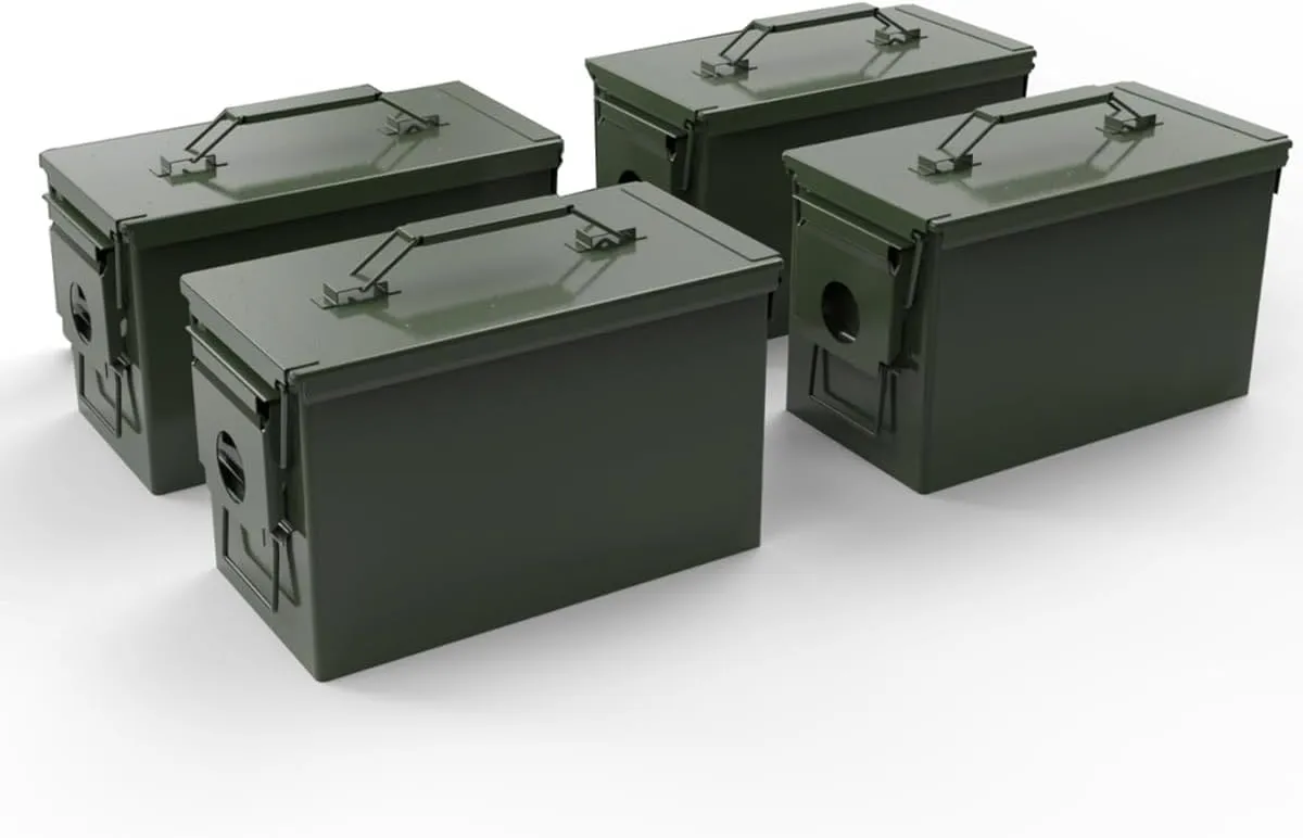 HARDROCK Metal Ammo Can, Ammo Box