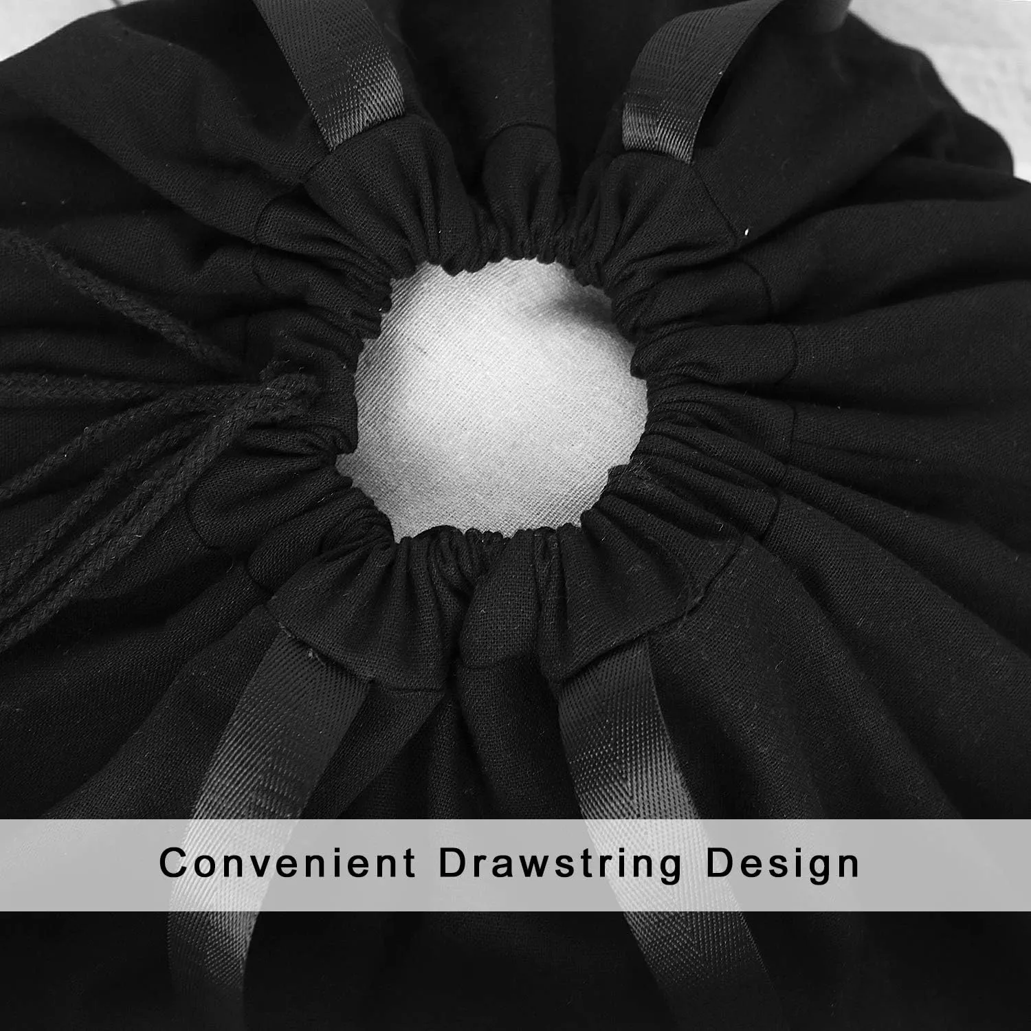 Heavy Duty Laundry Bag with Drawstring and Handle, Extra Large Travel Dirty Clothes Bag for Laundromat and Household, Durable Rip-Stop Laundry Hamper Liner, 28 x 40 Inch, Black