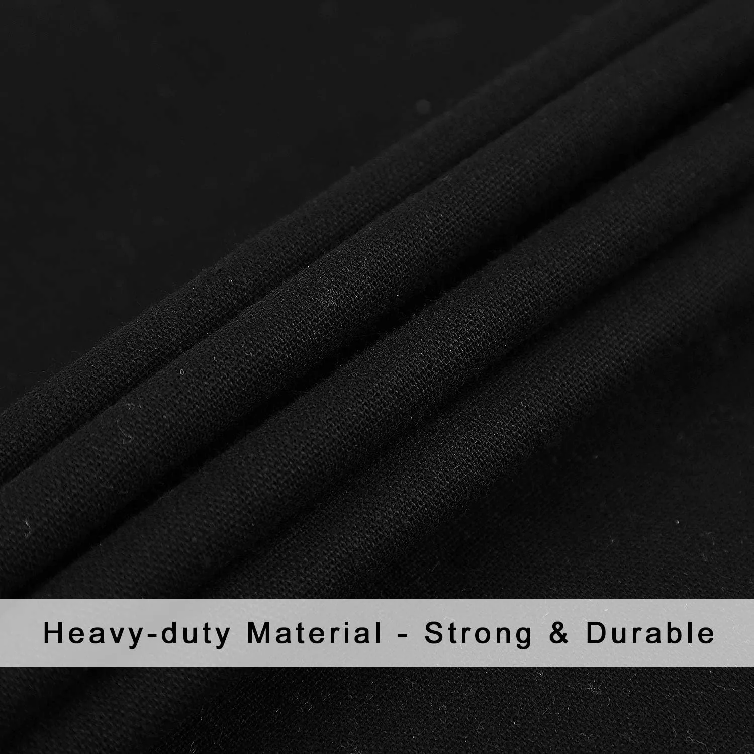 Heavy Duty Laundry Bag with Drawstring and Handle, Extra Large Travel Dirty Clothes Bag for Laundromat and Household, Durable Rip-Stop Laundry Hamper Liner, 28 x 40 Inch, Black