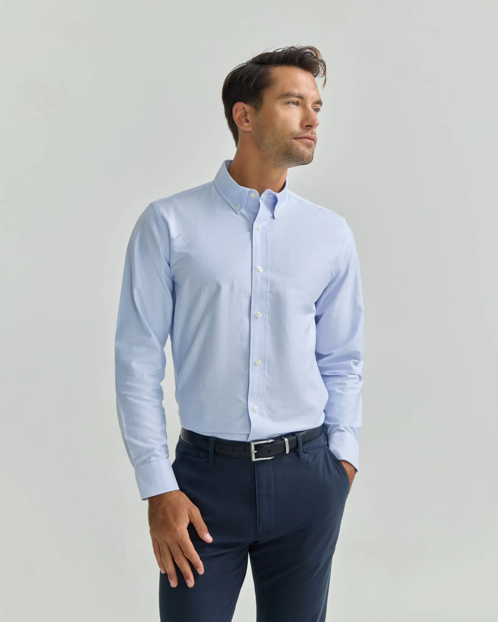 Holloway Oxford Weave Cotton Shirt - Available ~ 1-2 weeks