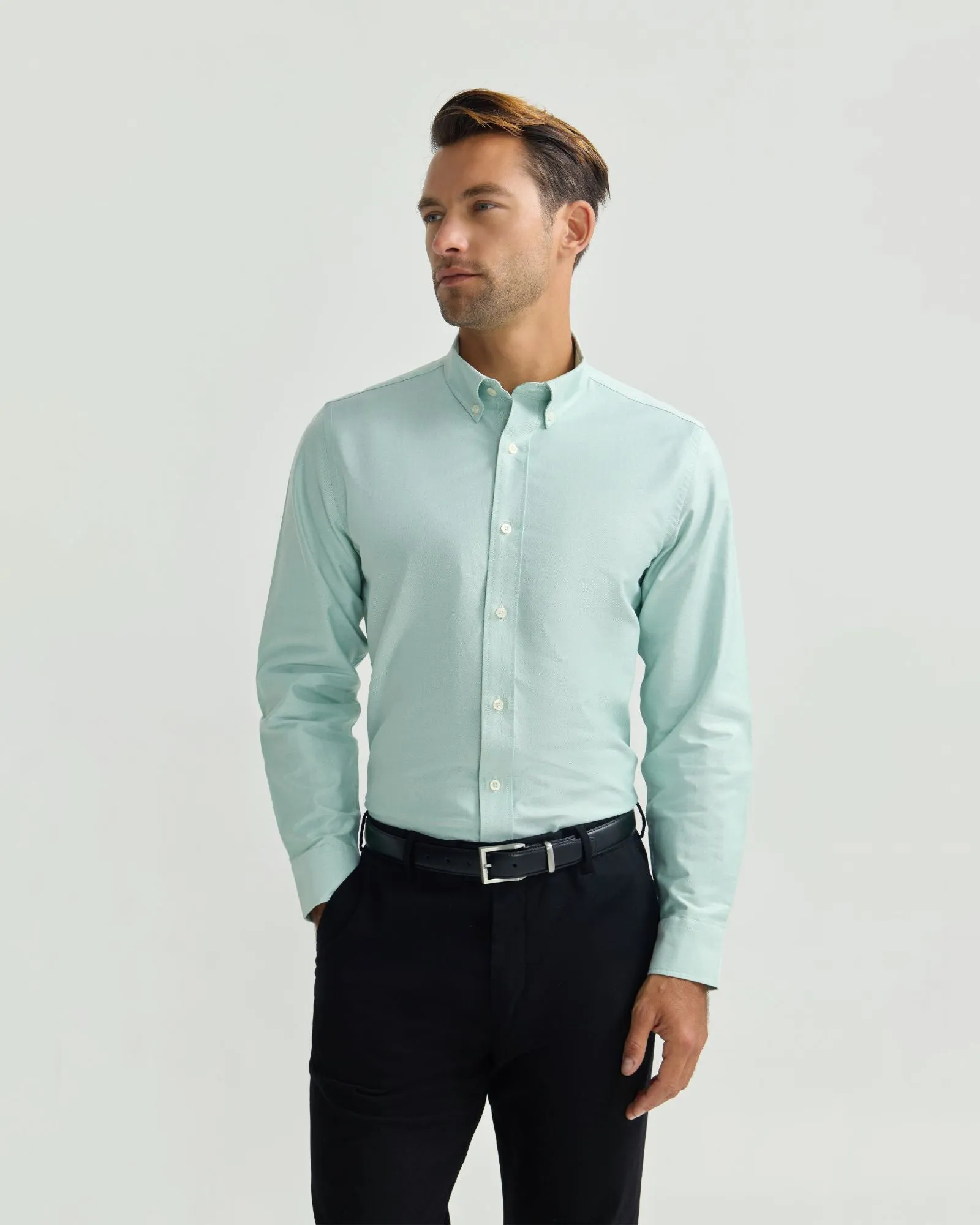 Holloway Oxford Weave Cotton Shirt - Available ~ 1-2 weeks