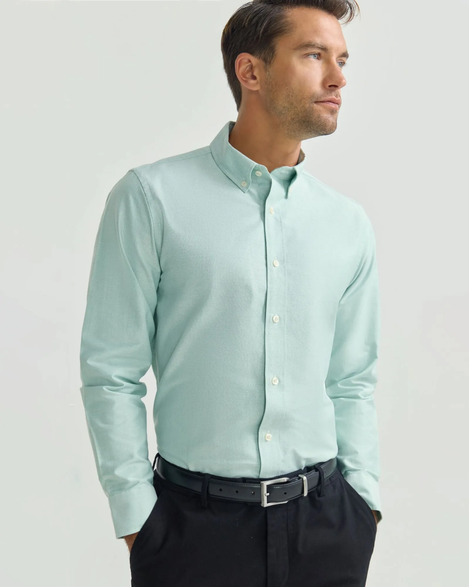 Holloway Oxford Weave Cotton Shirt - Available ~ 1-2 weeks