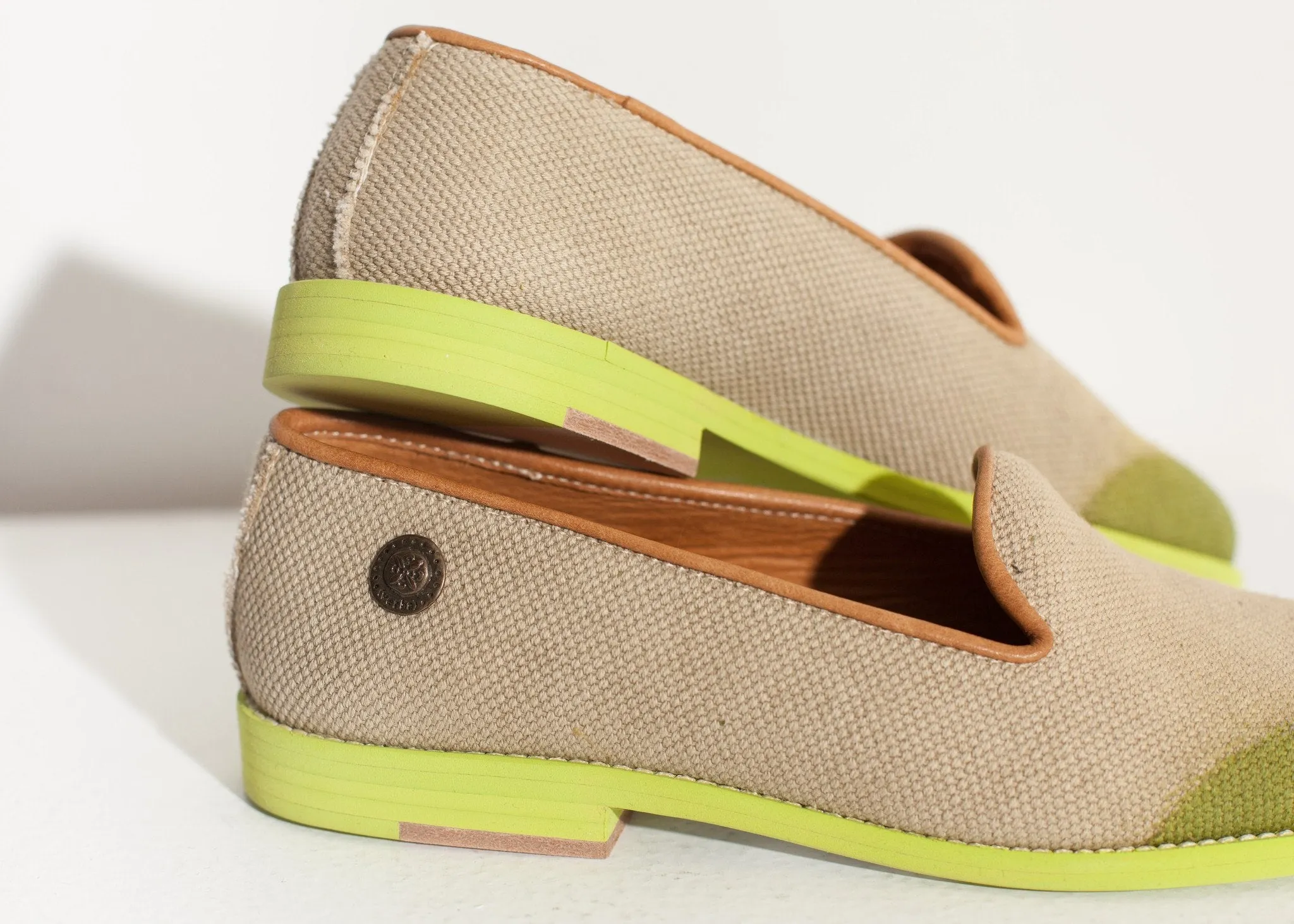 in Lime Wingtip Proactive service Competitive Loafer