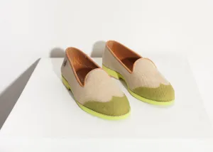 in Lime Wingtip Proactive service Competitive Loafer