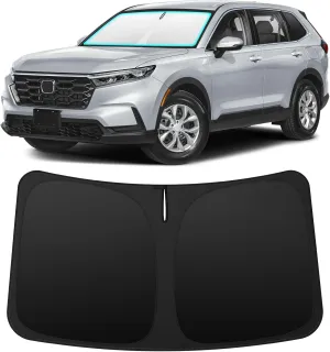 INSAUTO Foldable Windshield Sun Shade for Honda CRV 2023 2024 2025, Heat & UV Protection Car Sunshade with Storage Bag, Keep Interior Cool & Easy Installation