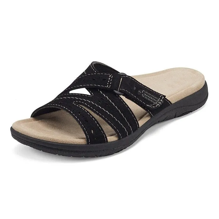 Kaelira™ | Cushioned Arch Slide Sandal