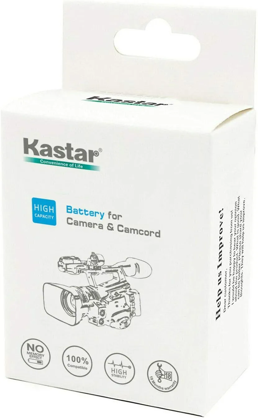 Kastar 3-Pack CGR-D28 Battery and AC Wall Charger Replacement for Panasonic CGA-D220E/1B, CGR-D16, CGR-D16A/1B, CGR-D16R, CGR-D16S, CGR-D16SE/1B, CGR-D220, CGR-D220A/1B, CGR-D220E/1B, CGA-D28