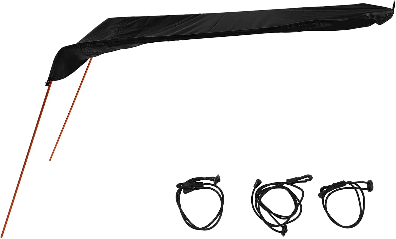 Kayak Sunshade Awning,Portable Boat Awning Set,Foldable Canoe Sunshade Canopy for Installation on Boats Kayaks,Waterproof Oxford Fabric