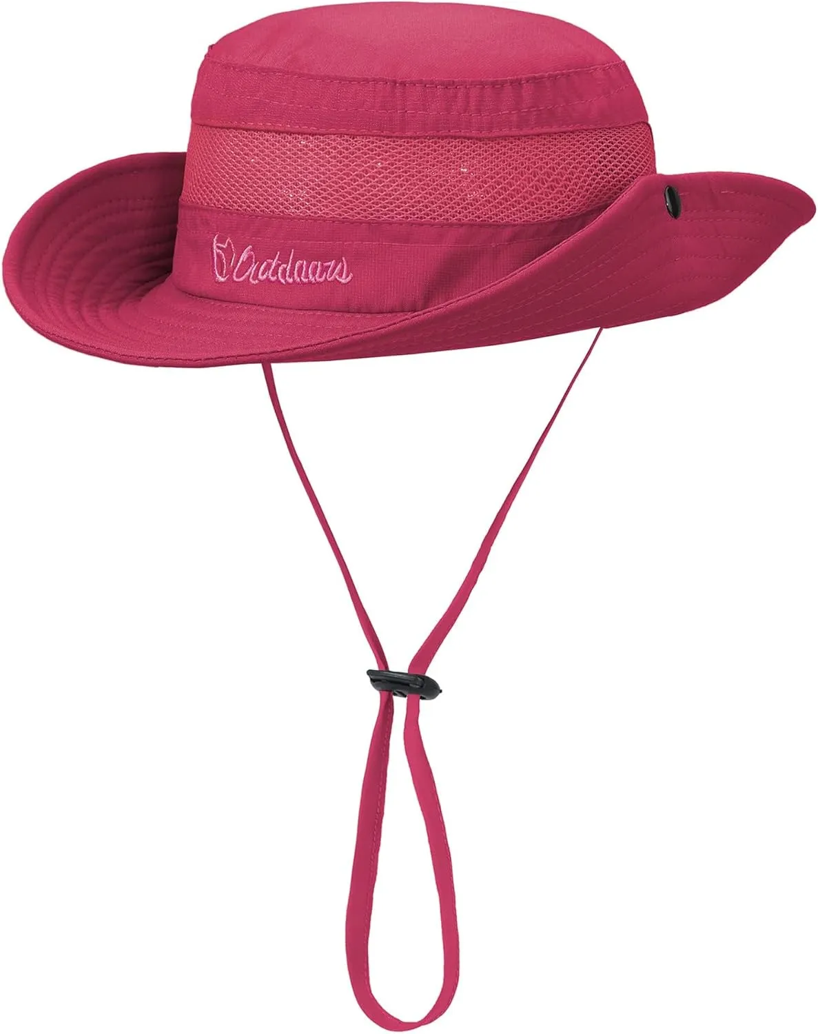 Kids UPF50  Sun Protection Bucket Hat - Adjustable 2.7" Brim Foldable Waterproof Design for Beach Hiking Fishing