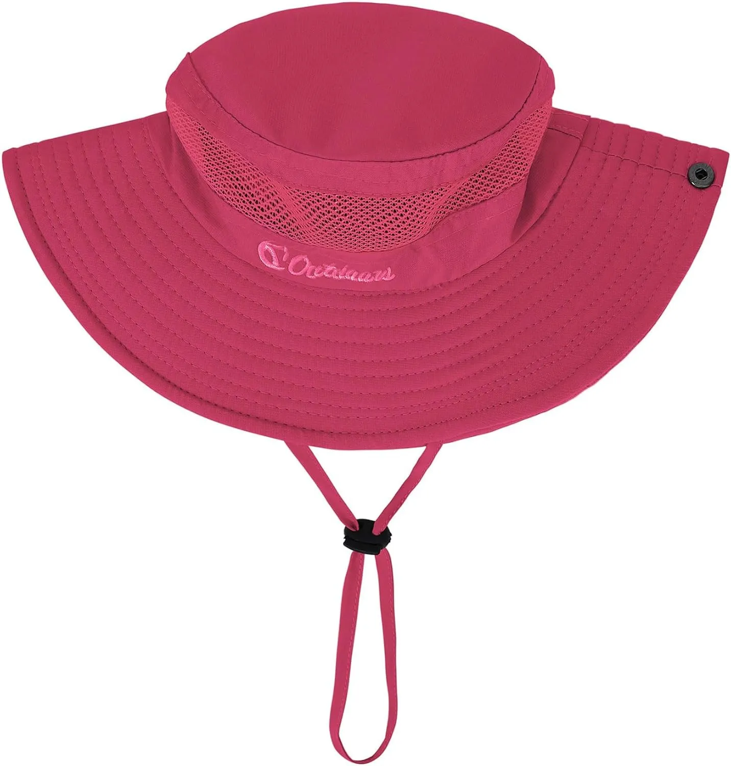 Kids UPF50  Sun Protection Bucket Hat - Adjustable 2.7" Brim Foldable Waterproof Design for Beach Hiking Fishing