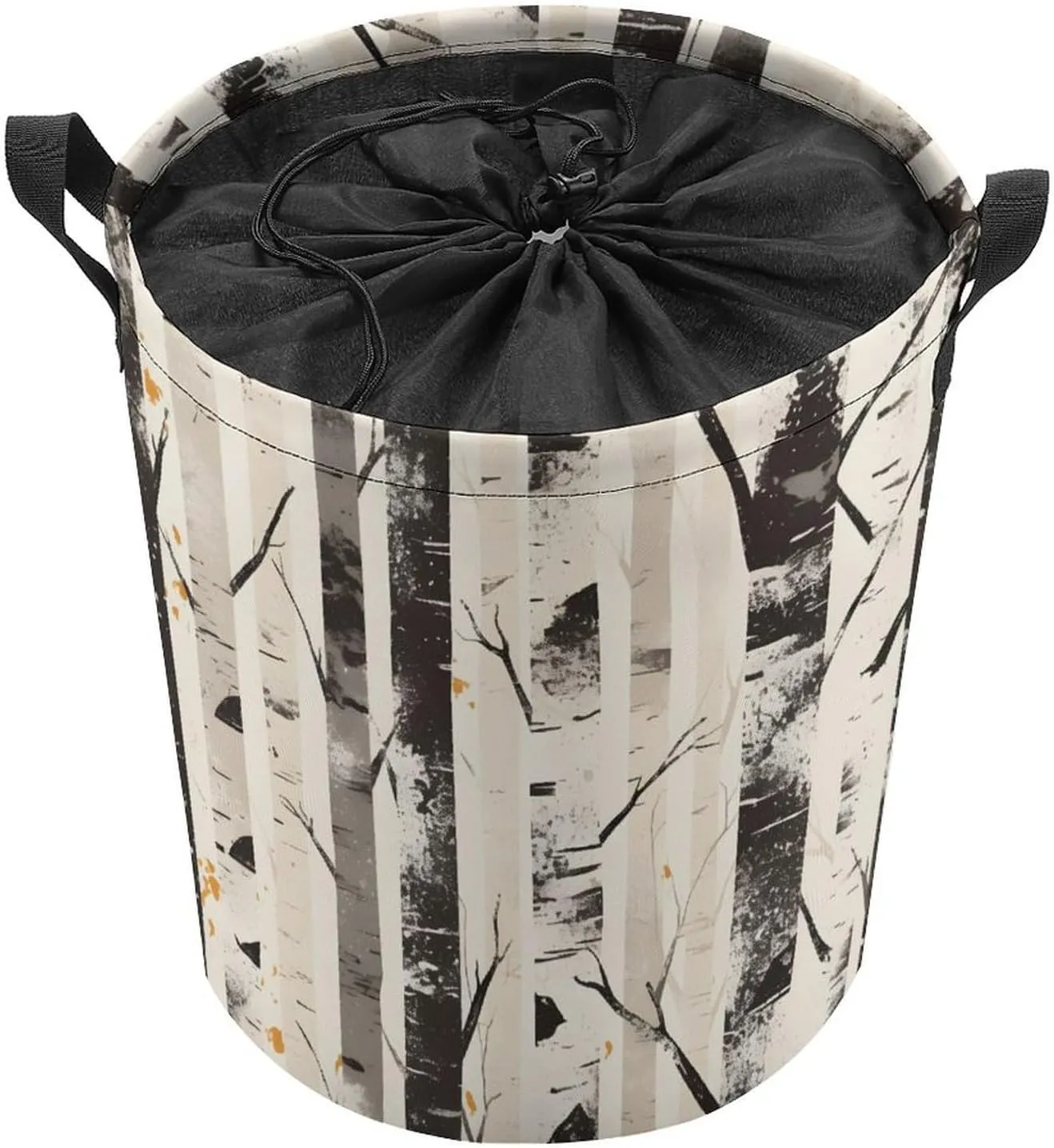 Laundry Hampers, Large Drawstring Laundry Bag, Removable Laundry Bags, Collapsible Storage Bin with Handles for Home Organization, Kids Room, Nursery Branch
