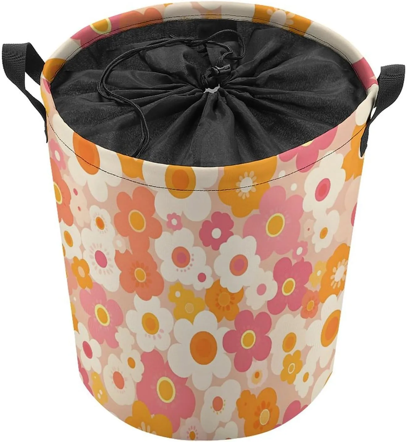 Laundry Hampers, Large Drawstring Laundry Bag, Removable Laundry Bags, Collapsible Storage Bin with Handles for Home Organization, Kids Room, Nursery Organism