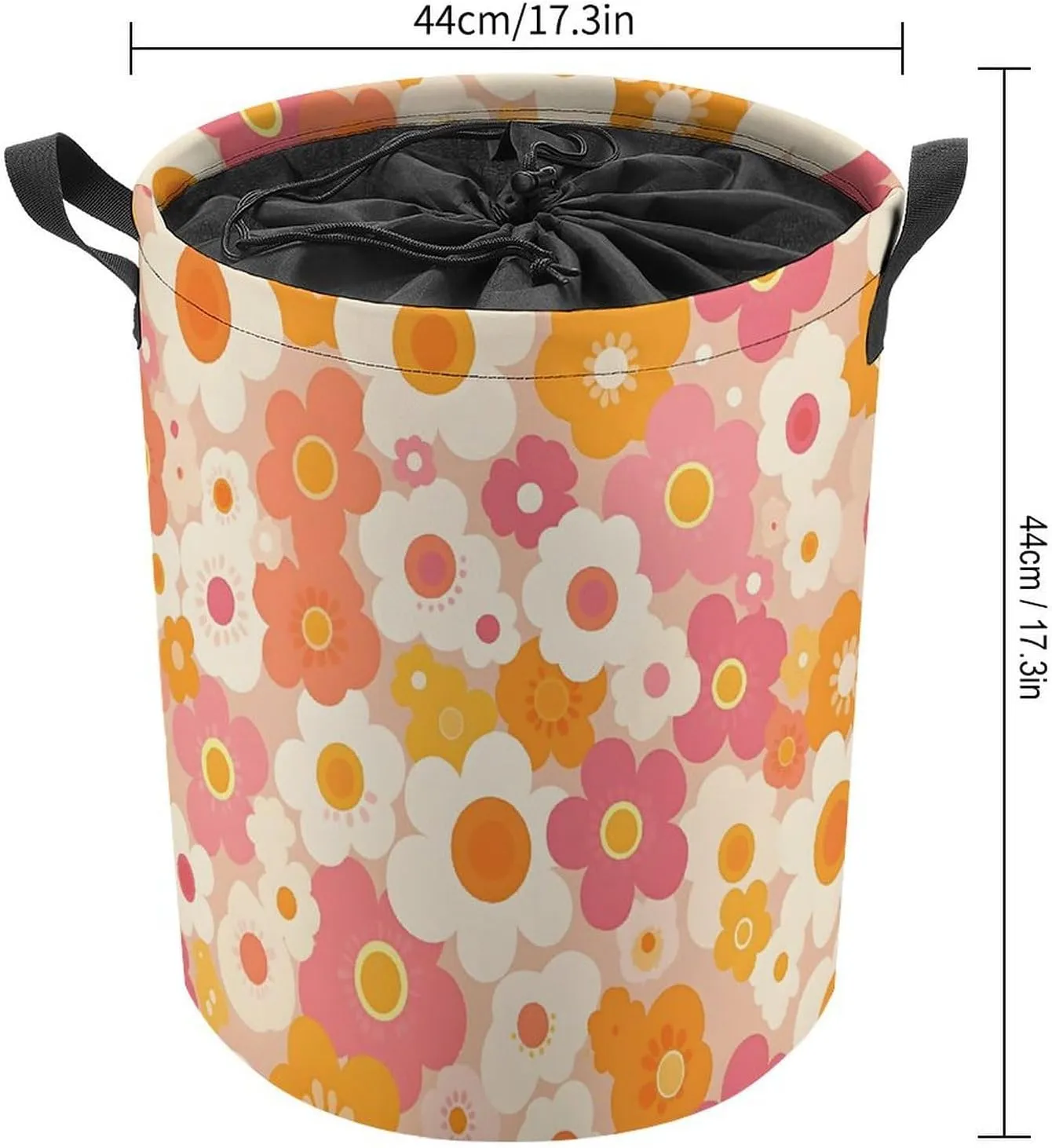 Laundry Hampers, Large Drawstring Laundry Bag, Removable Laundry Bags, Collapsible Storage Bin with Handles for Home Organization, Kids Room, Nursery Organism