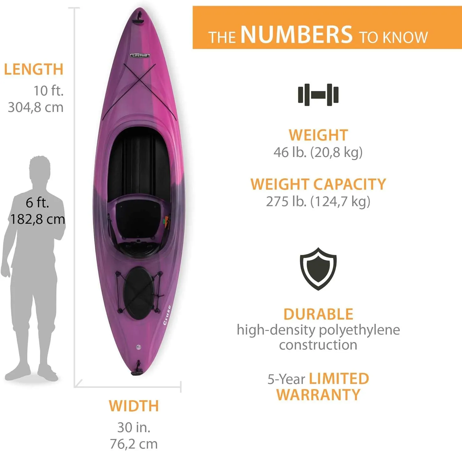 Lifetime Cruze 100 Sit-in Kayak