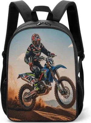 Lightweight Backpacks Cute Travel Bag Durable Sport Motorcycle Theme Printing Small Travel Backpack For Women & Men