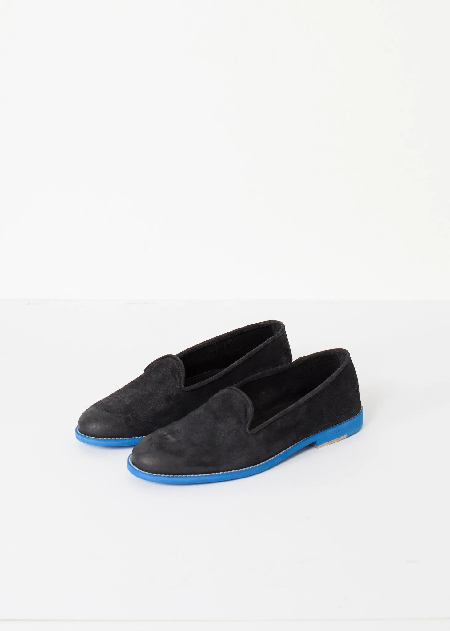 Loafers - International delivery Suede Best deal Black/Blue