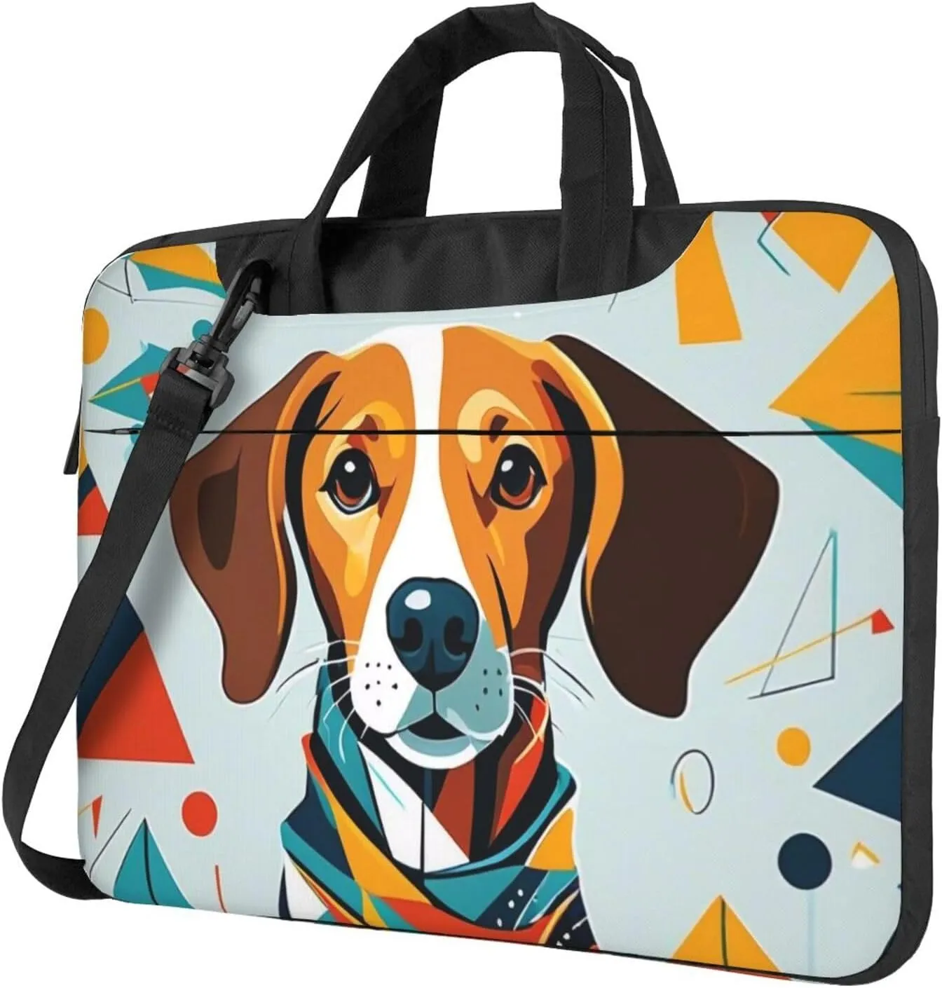 Loyal Dog Print Laptop Bag, 13-15.6 inch Work Tote Briefcase Messenger Bag Gifts for Men Women