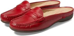 Marc Joseph New York Women's Leather Made in Brazil Luxury Mule Slide with Penny Detail
