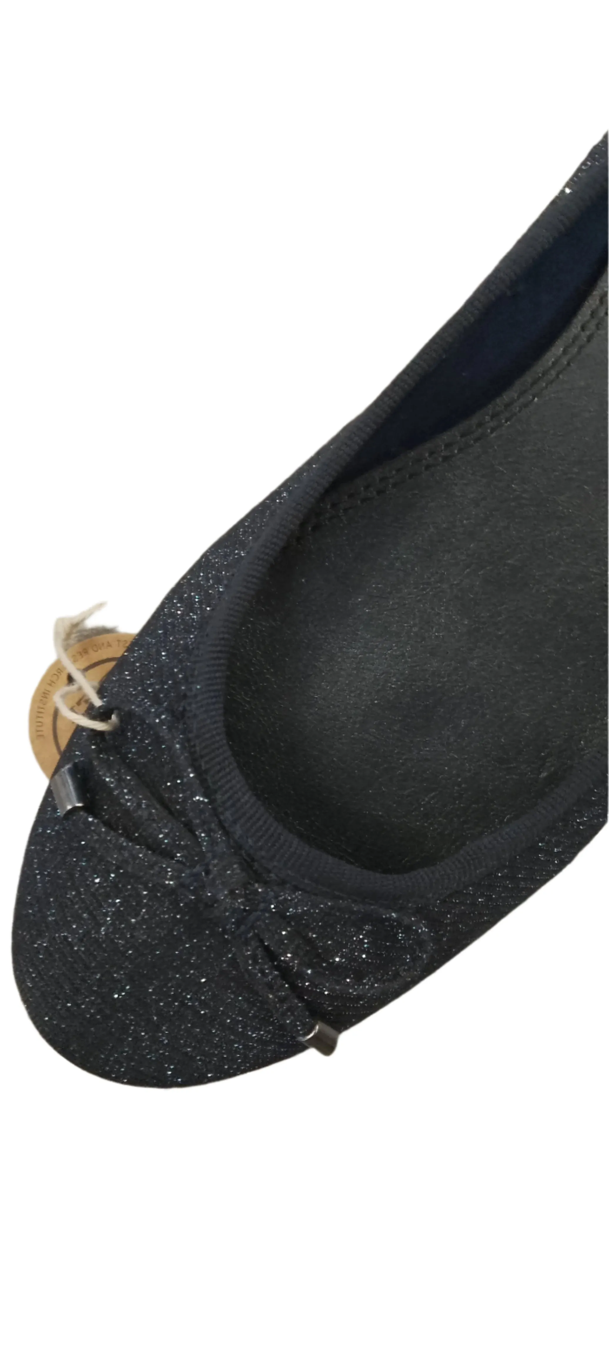 Marco Tozzi Navy Sparkle Ballerina Pump