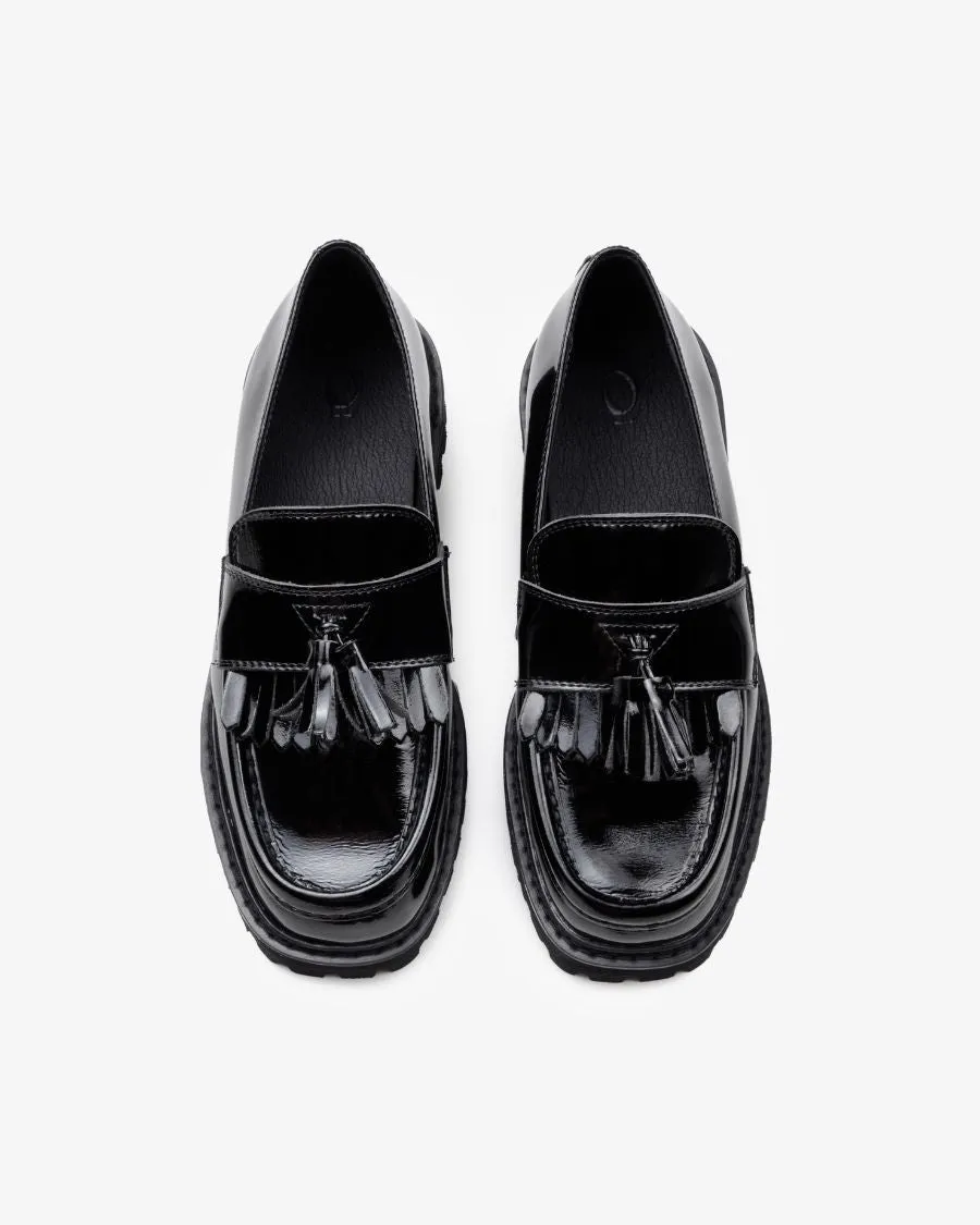 Mater Patent Loafer in Black from Nōskin