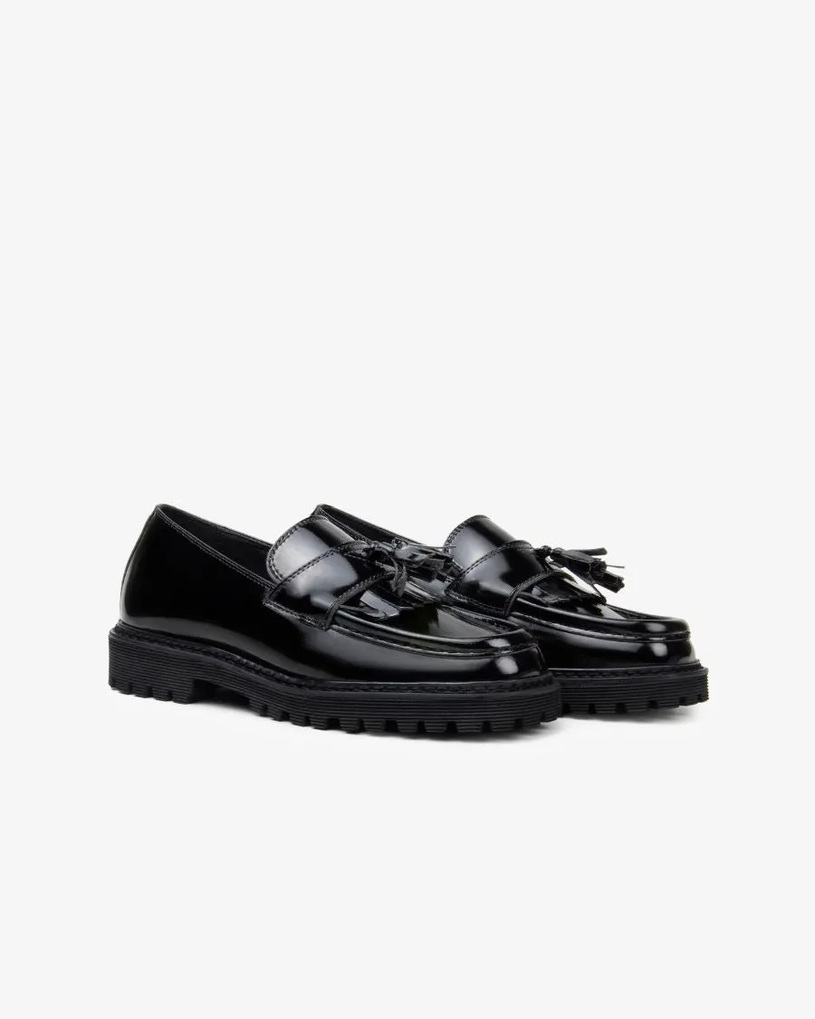 Mater Patent Loafer in Black from Nōskin