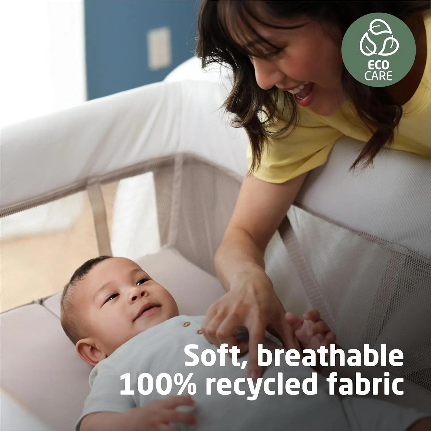 Maxi-Cosi Swift Baby Playpen with Mat, Baby Play Yards, Pack and Play with Bassinet - Portable Playpen for Babies and Toddlers, Classic Graphite