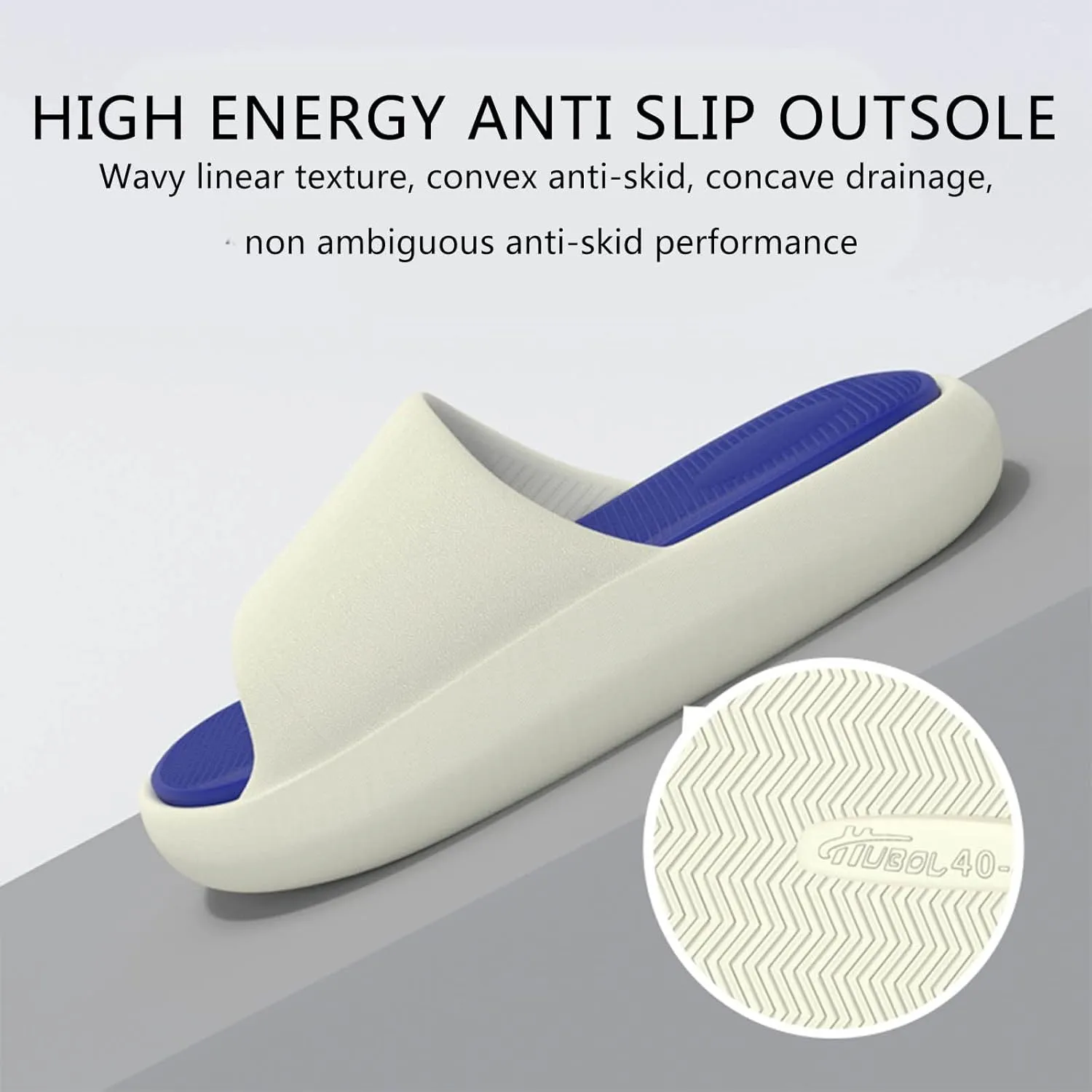 Mens Couple Shoes Solid Color Non Slip Novelty Open Toe Slippers Summer Home Bathroom Mens Slippers on Today Show