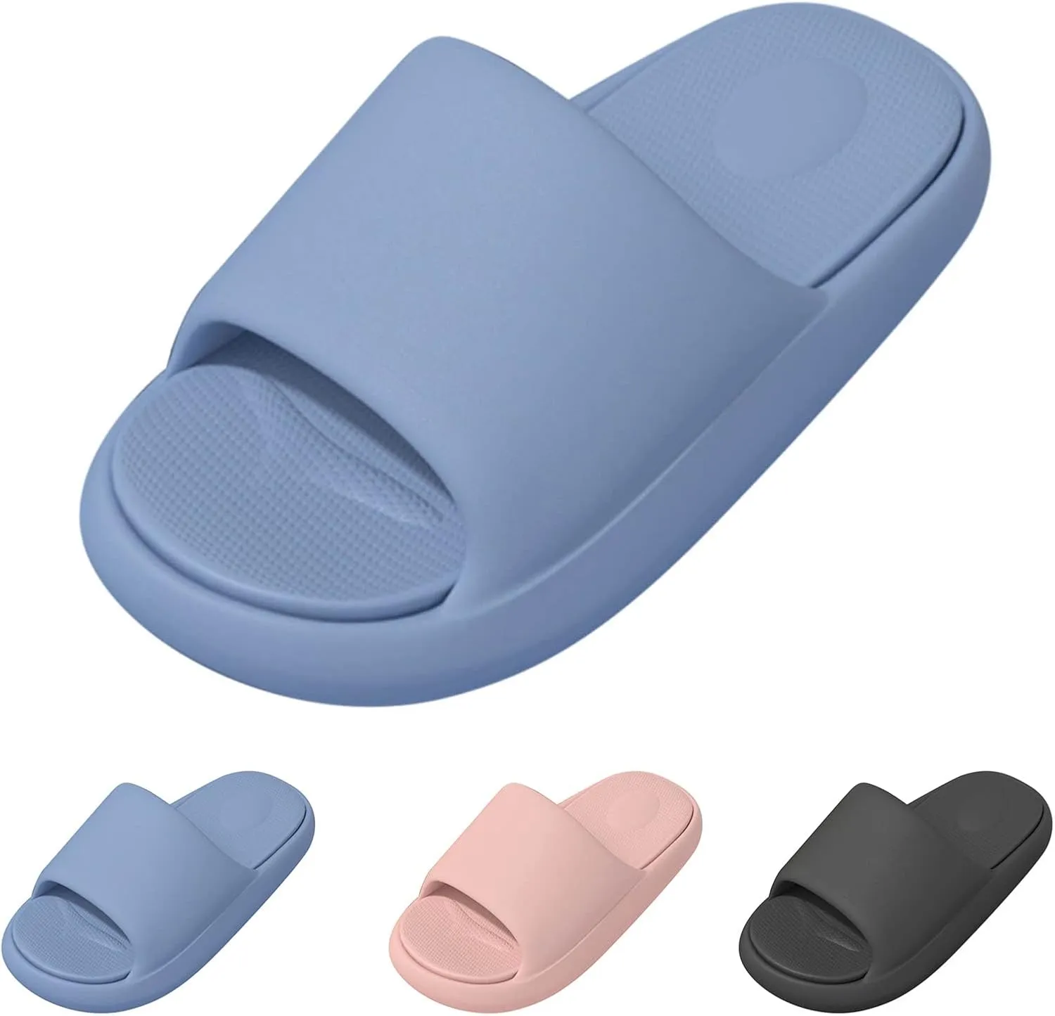 Mens Couple Shoes Solid Color Non Slip Novelty Open Toe Slippers Summer Home Bathroom Mens Slippers on Today Show