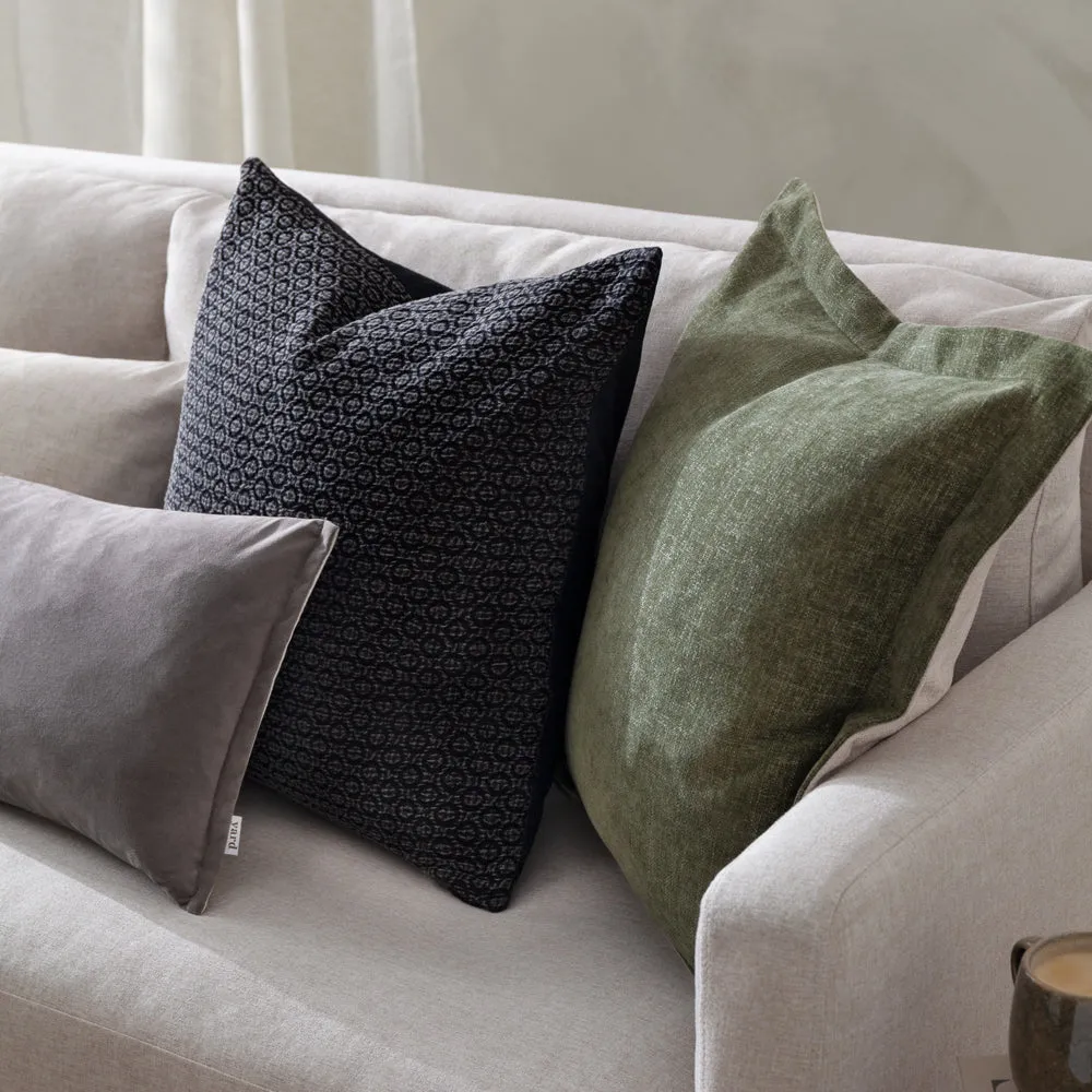 Merton Rectangular Velvet Cushion Taupe