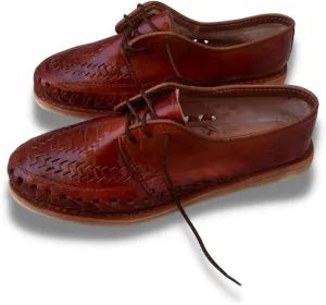 Mexico en la Piel: Handcrafted Men's Genuine Leather Lace-Up Huarache Sandals Shoes - Versatile & Durable