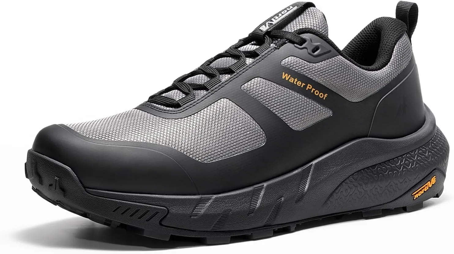 NORTIV 8 Men's Waterproof Hiking Shoes Lightweight Trekking Walking Fashion Sneakers with Arch Support for Camping Tennis Outdoor Training StreamRunner