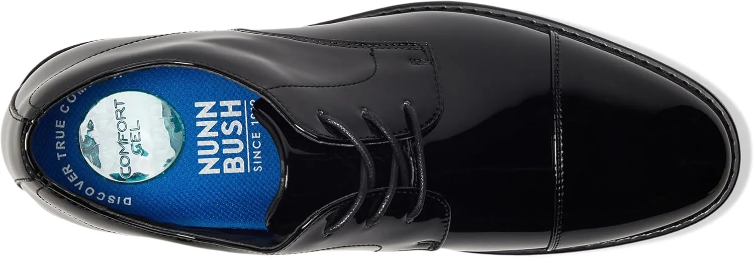 Nunn Bush Men's Centro Flex Cap Toe Oxford Formal Lace Up Tuxedo Shoe