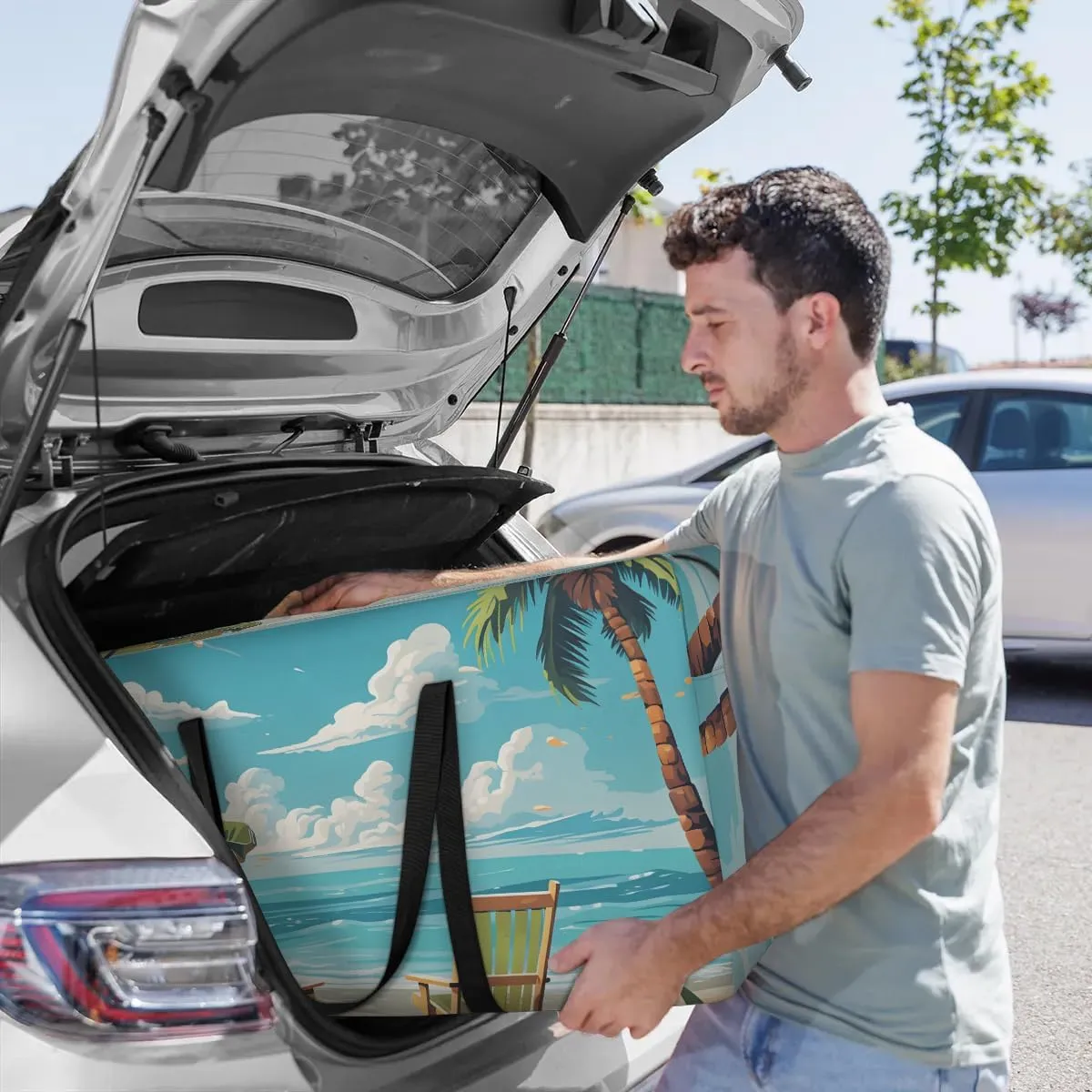 Oversized Moving Bags Beach Time Leisure Waterproof Storage Totes Large Storage Bags for Clothes Packing Bags for Moving Travel & Clothes Storage