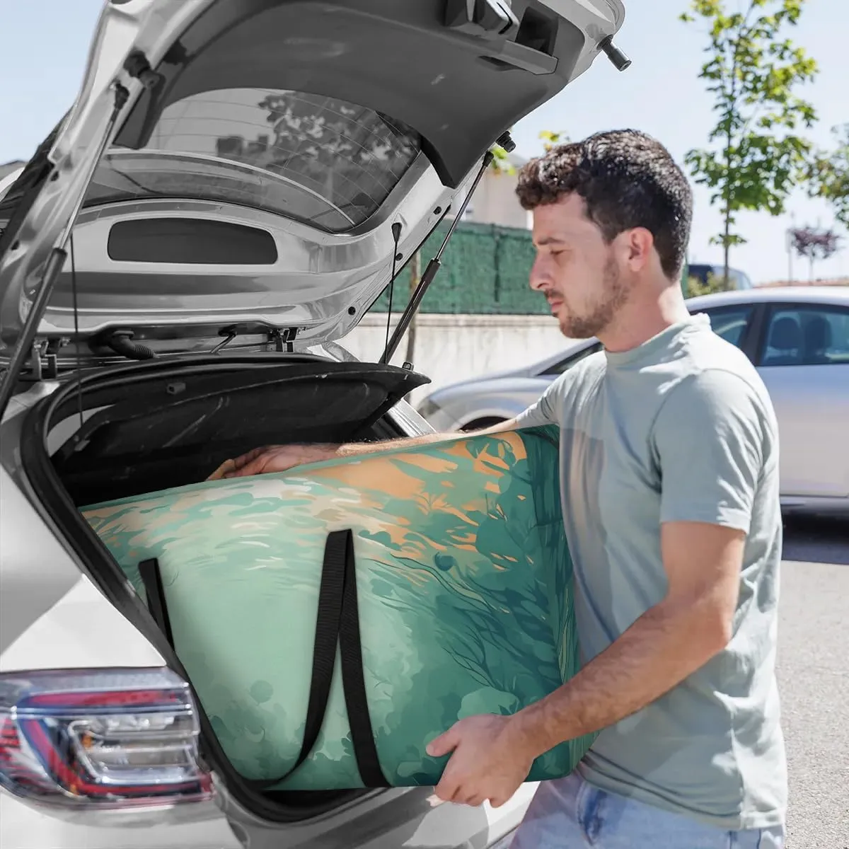 Oversized Moving Bags Deep Sea Ocean Waterproof Storage Totes Large Storage Bags for Clothes Packing Bags for Moving Travel & Clothes Storage