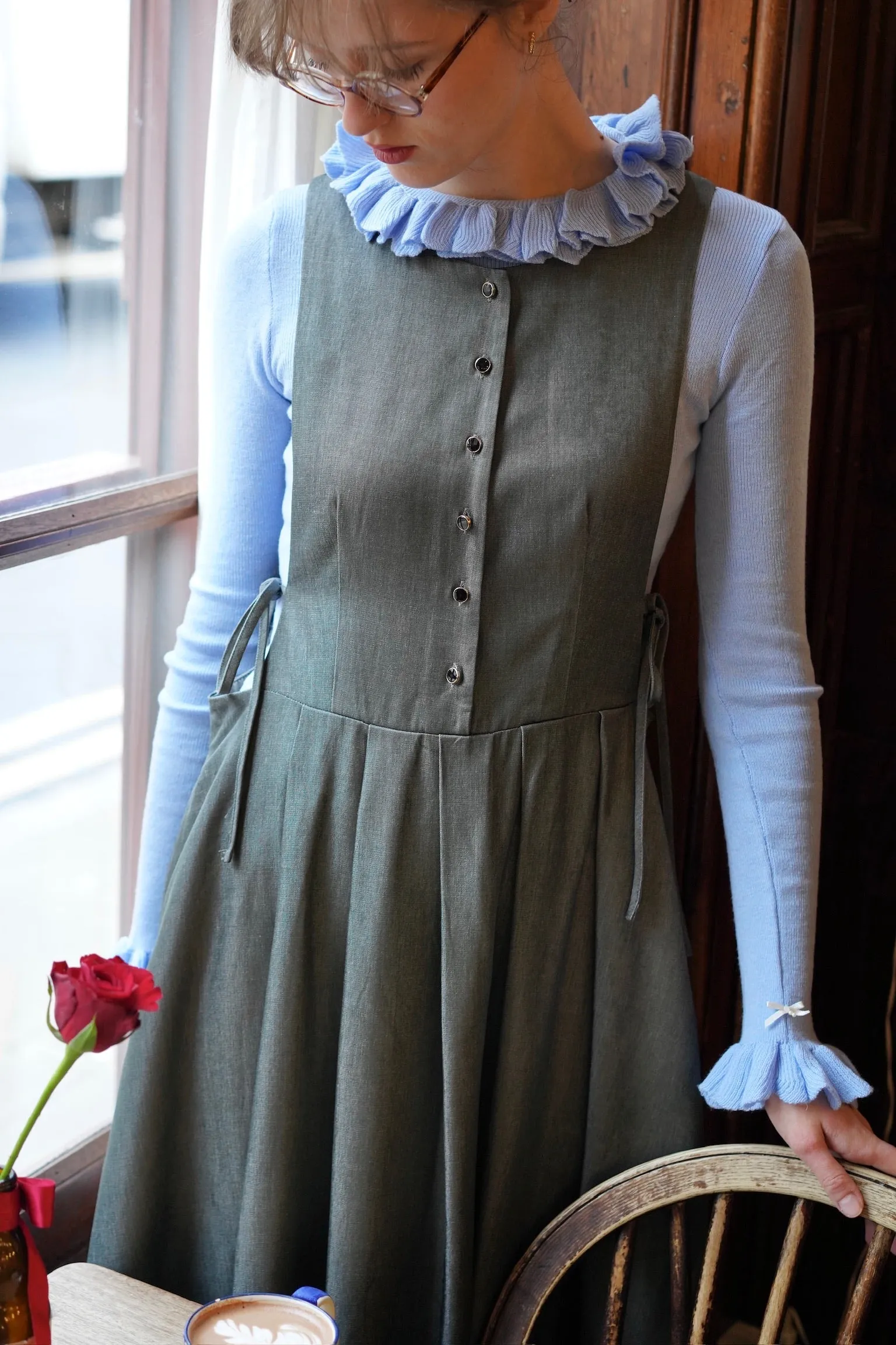 Oxford Bow Pinafore