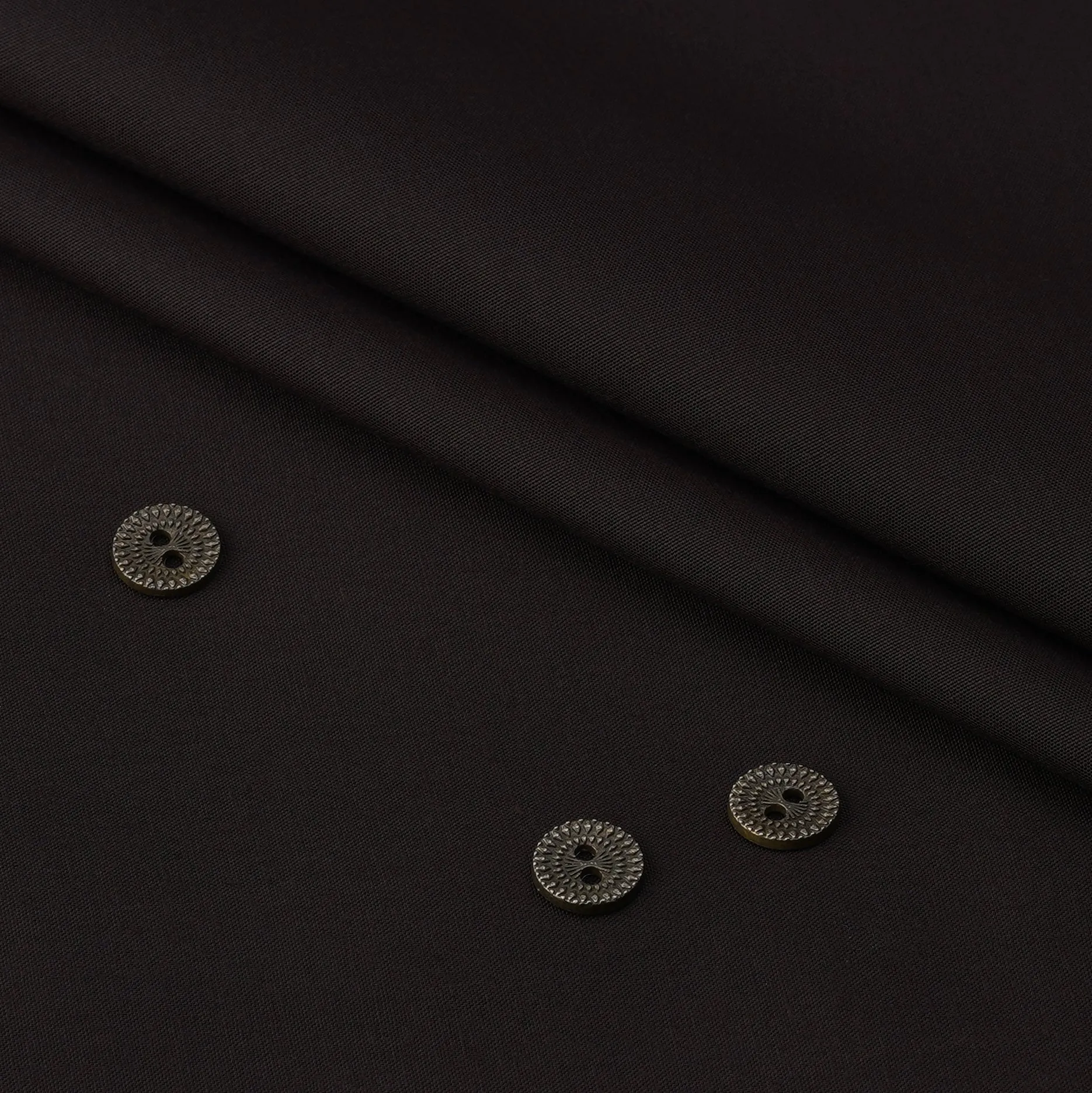 Oxford - Premium Wash & Wear - Coffee Brown