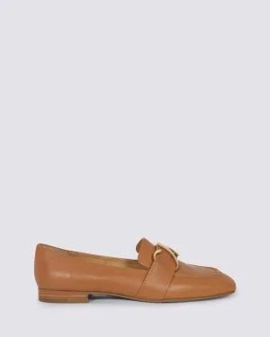 PAYDIE LOAFERS DARK TAN LEATHER