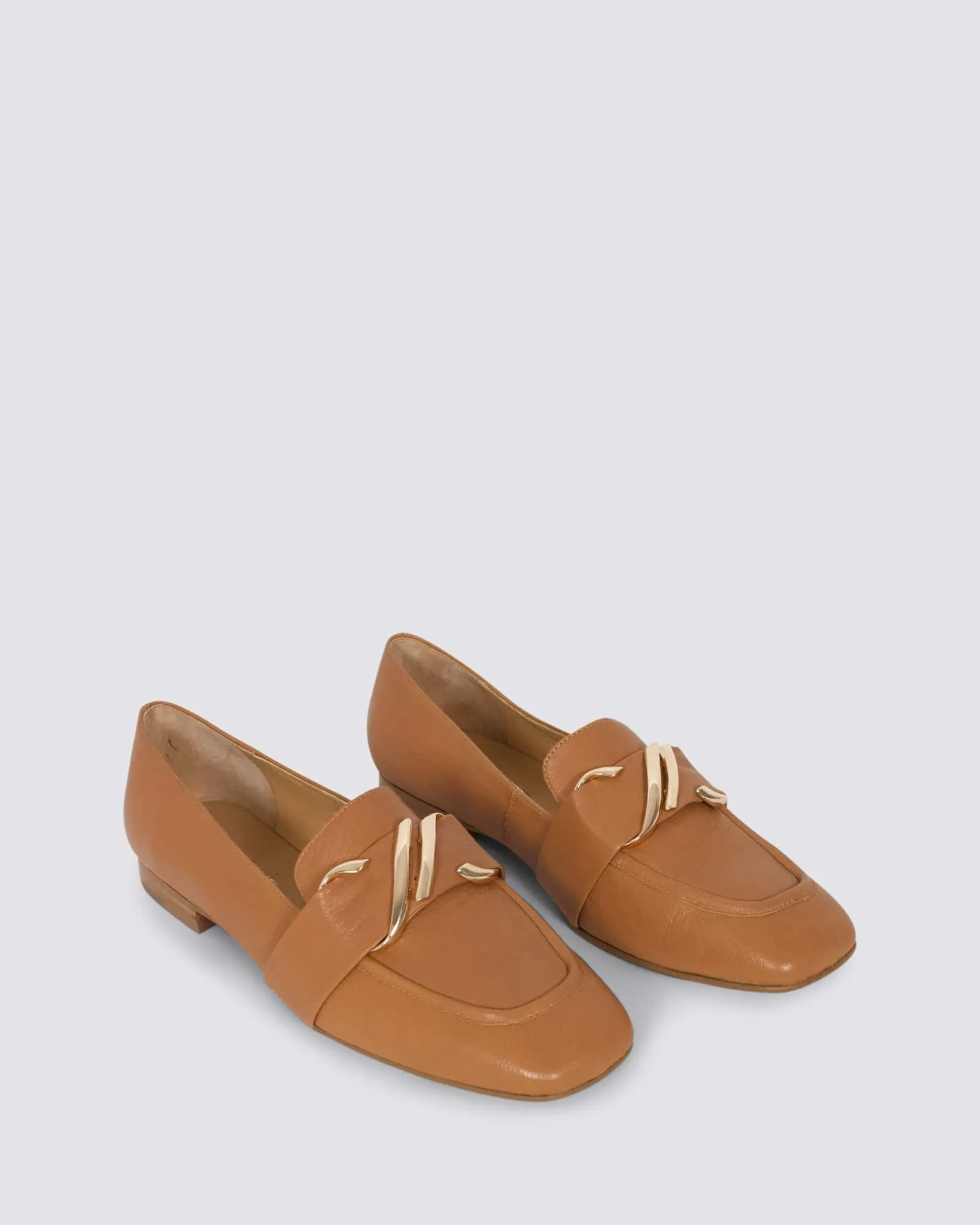 PAYDIE LOAFERS DARK TAN LEATHER
