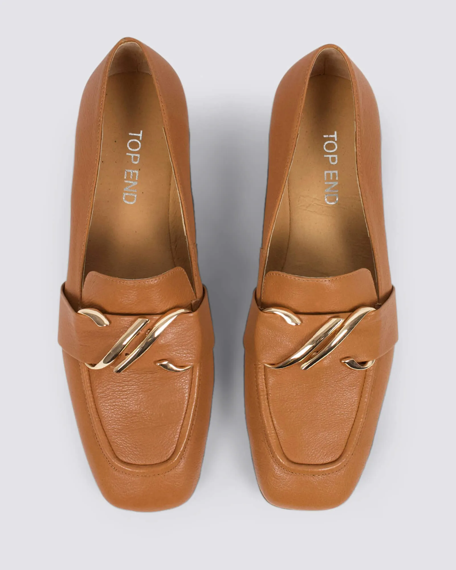 PAYDIE LOAFERS DARK TAN LEATHER